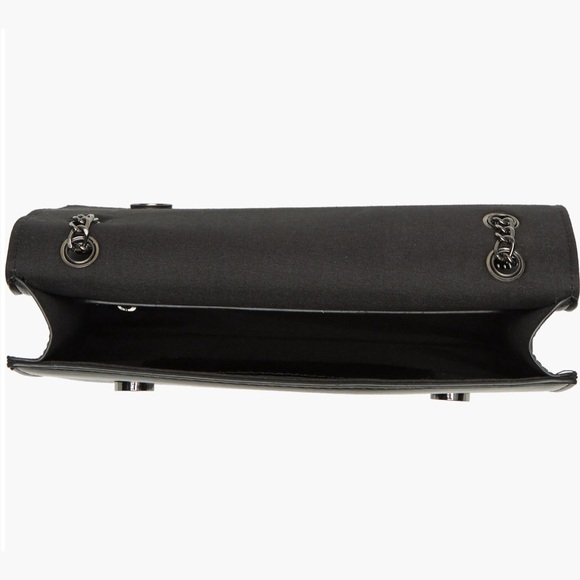 Badgley Mischka Gunmetal Fringe Crossbody Purse - Picture 4 of 13